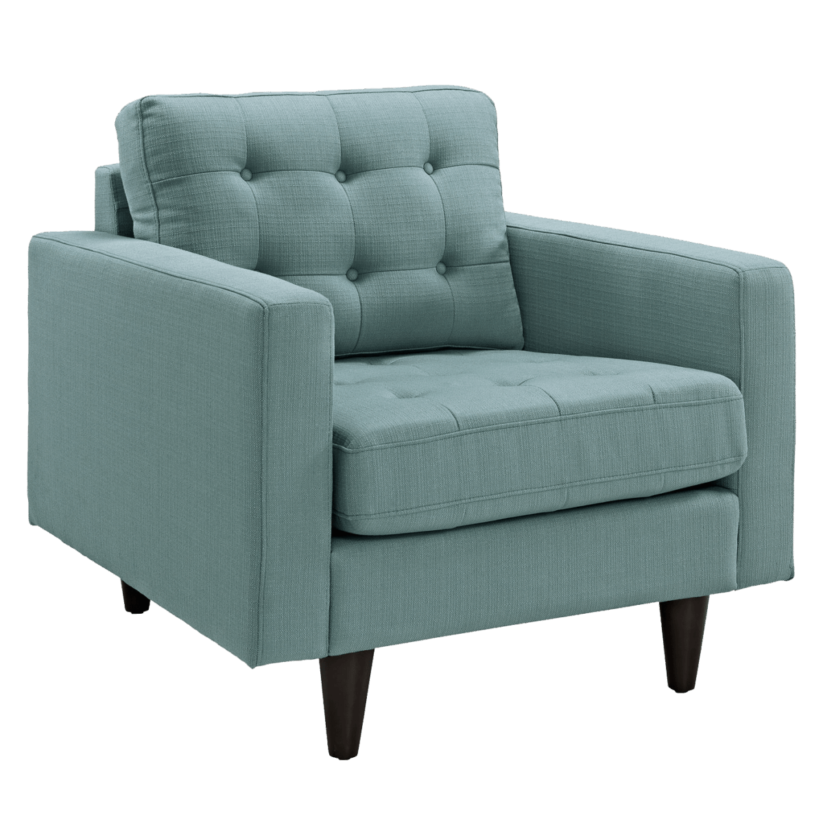 empress contemporary button tufted upholstered armchair laguna 2